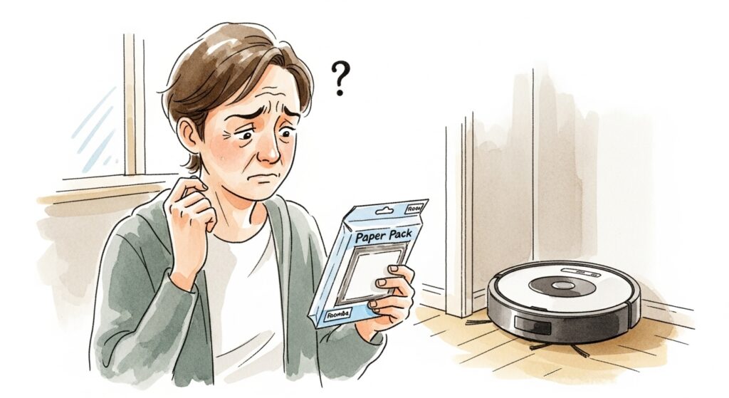 ルンバ紙パック互換品がおすすめな人・純正品がおすすめな人