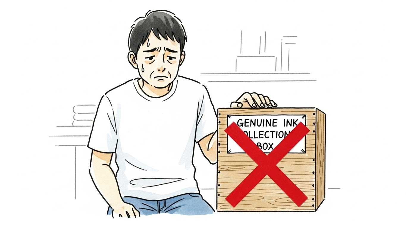 互換インクカートリッジの捨て方は？回収ボックスNGの理由と処分法