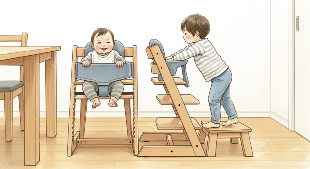 3歳は長い？トリップトラップベビーセットはいつまで？賢く使う方法も紹介