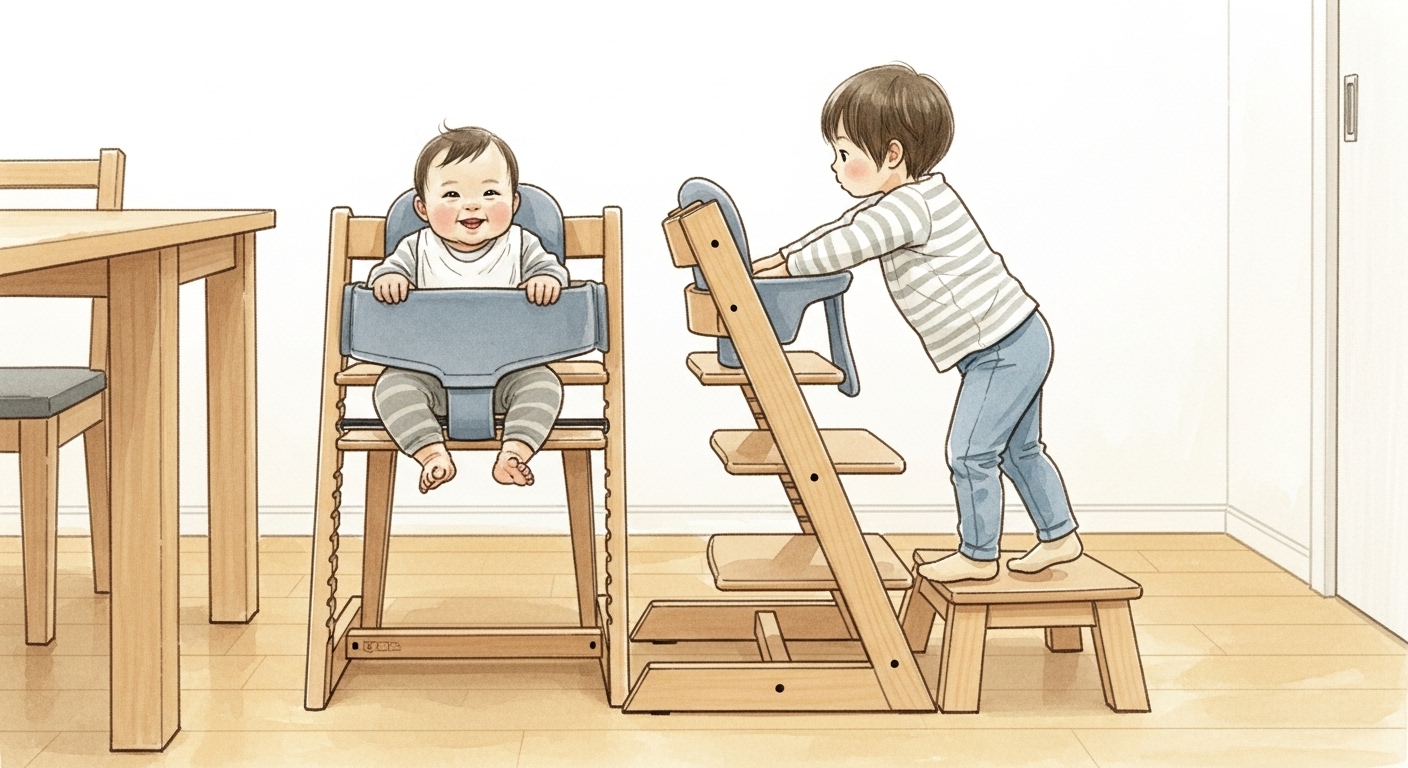 3歳は長い？トリップトラップベビーセットはいつまで？賢く使う方法も紹介