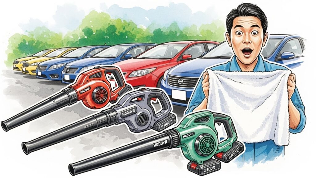 洗車でブロワーがいらない派も納得！最強モデル徹底比較