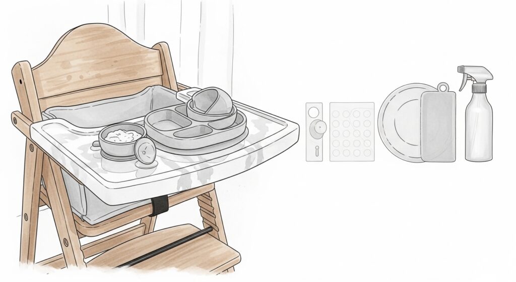 ストッケのトレイに吸盤がつかないのはなぜ？原因と対策まとめ