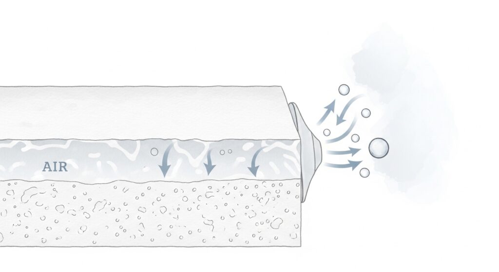 ストッケのトレイに吸盤がつかない原因