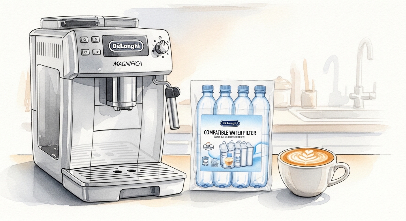デロンギのウォーターフィルターの互換品で維持費を賢く抑えるコツ