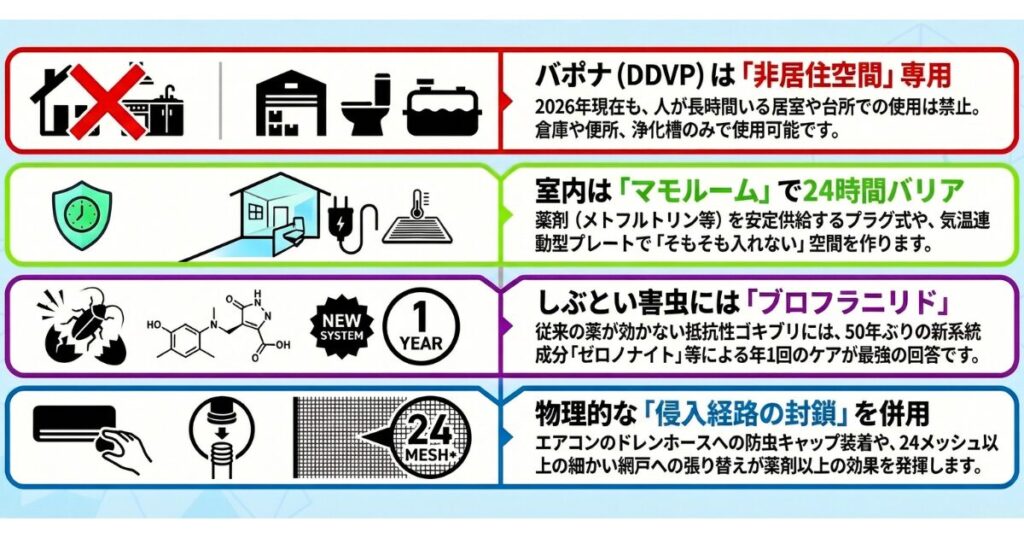バポナ殺虫プレートの代替品の選び方