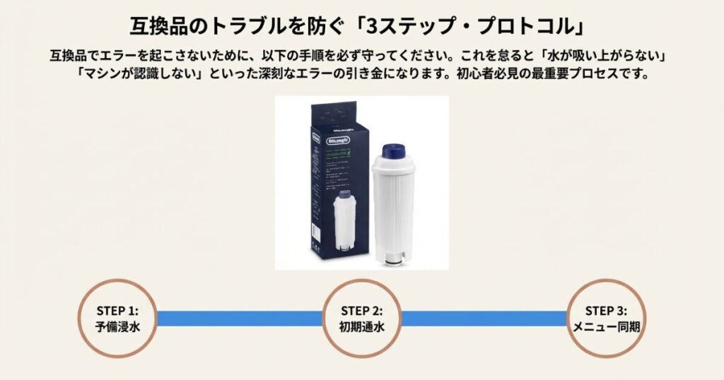 互換品の取り付け方法