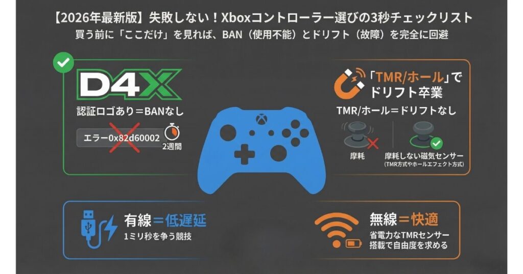 失敗しないXboxコントローラーの互換品選び